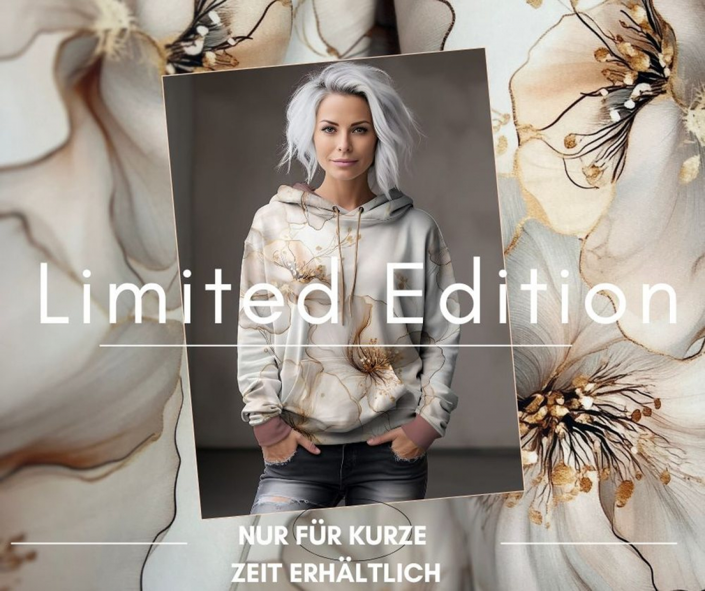 Reststück 200 cm, Bio Viskosejersey mit Überbreite (Stoffbreite ca. 170 cm): Eigenproduktion Traumstoff von Graustufen-Stoffe